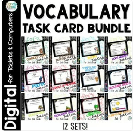 2nd Grade Vocabulary Activities Context Clues Idioms Prefixes Google Slides Use image preview 2