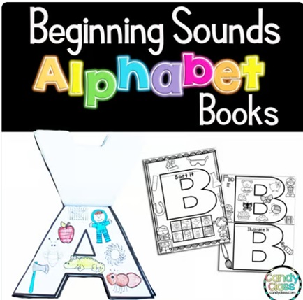 Beginning Sounds Cut & Paste Activities Alphabet Centers Print Go Worksheets image preview 2