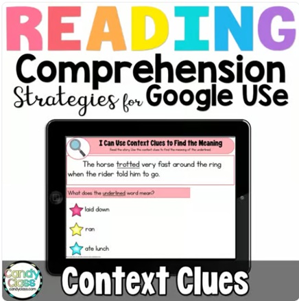 Context Clues Passages 1st Grade Reading Comprehension Activity Google Slide Use image preview 2