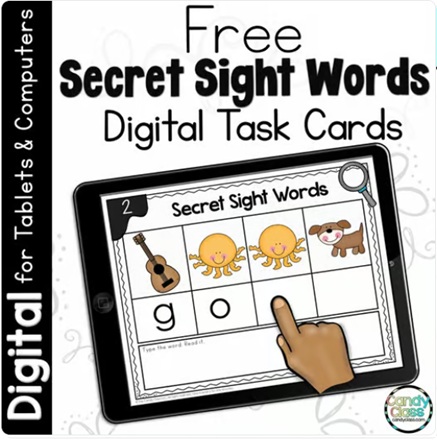 FREE Digital Sight Word Spelling Practice SoR Word Work Google Slides Activities image preview 2