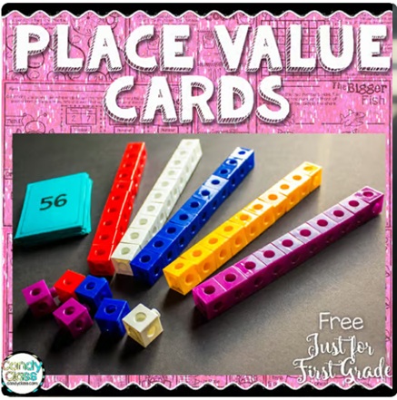Free Place Value Number Game Cards Activity Tens and Ones Place Math Center image preview 2