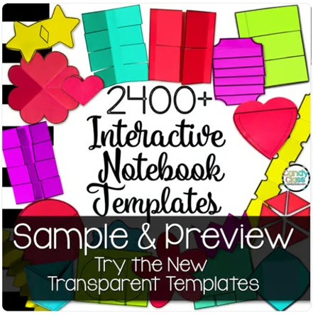 Interactive Notebook Templates Graphic Organizer Free Clipart Commercial Use image preview 2