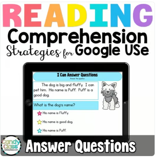Asking and Answering Questions Activities Reading Comprehension Google Slide Use image preview 2