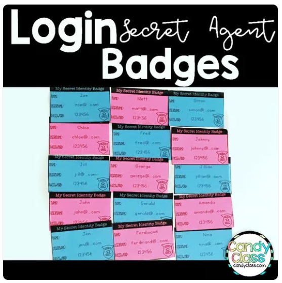 Editable Student Password Login Google Slides Boom Cards Seesaw Digital Resource image preview 2