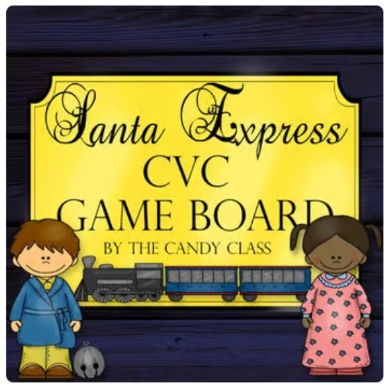 Christmas Game with CVC Words image preview 2