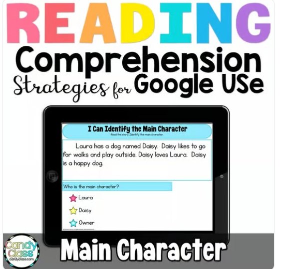 Main Character Story Elements Reading Comprehension Passages Google Slides Use image preview 2