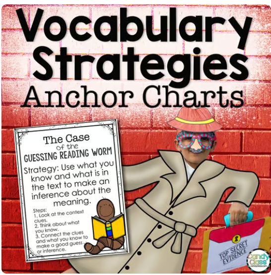 Vocabulary Strategies Posters Context Clues Reading Small Group Instruction ELA image preview 2