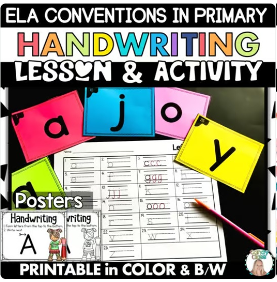 Alphabet Letter Handwriting Practice Task Cards Lowercase Letters Activity image preview 2